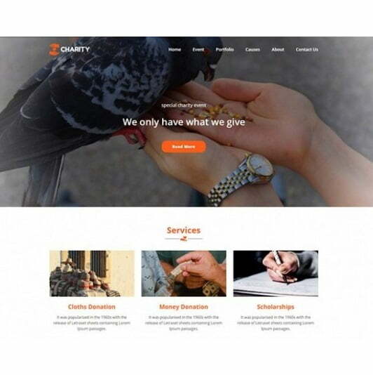 Charity - HTML Template